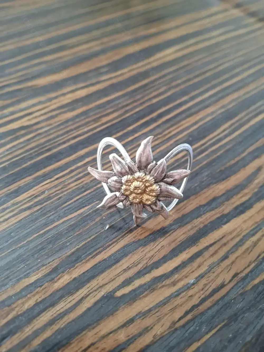 Trachten Tuchhalter Edelweiß 