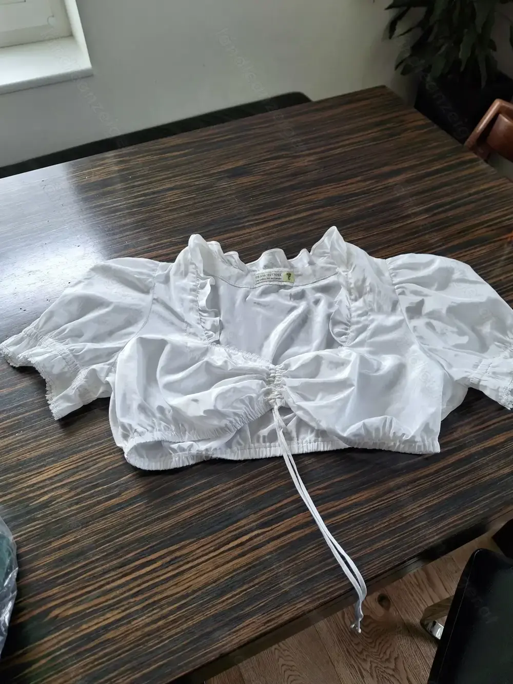 Dirndelbluse rohweiß Gr. 42