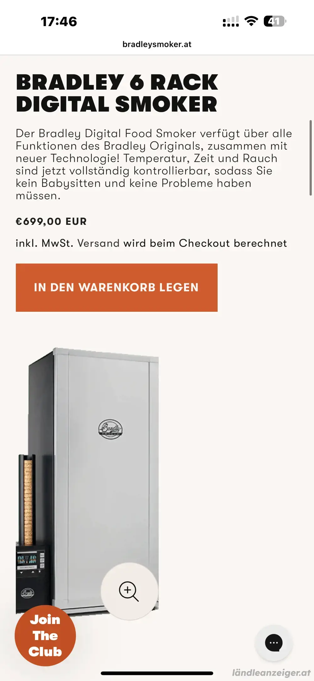 Smoker für Fleisch und Fisch