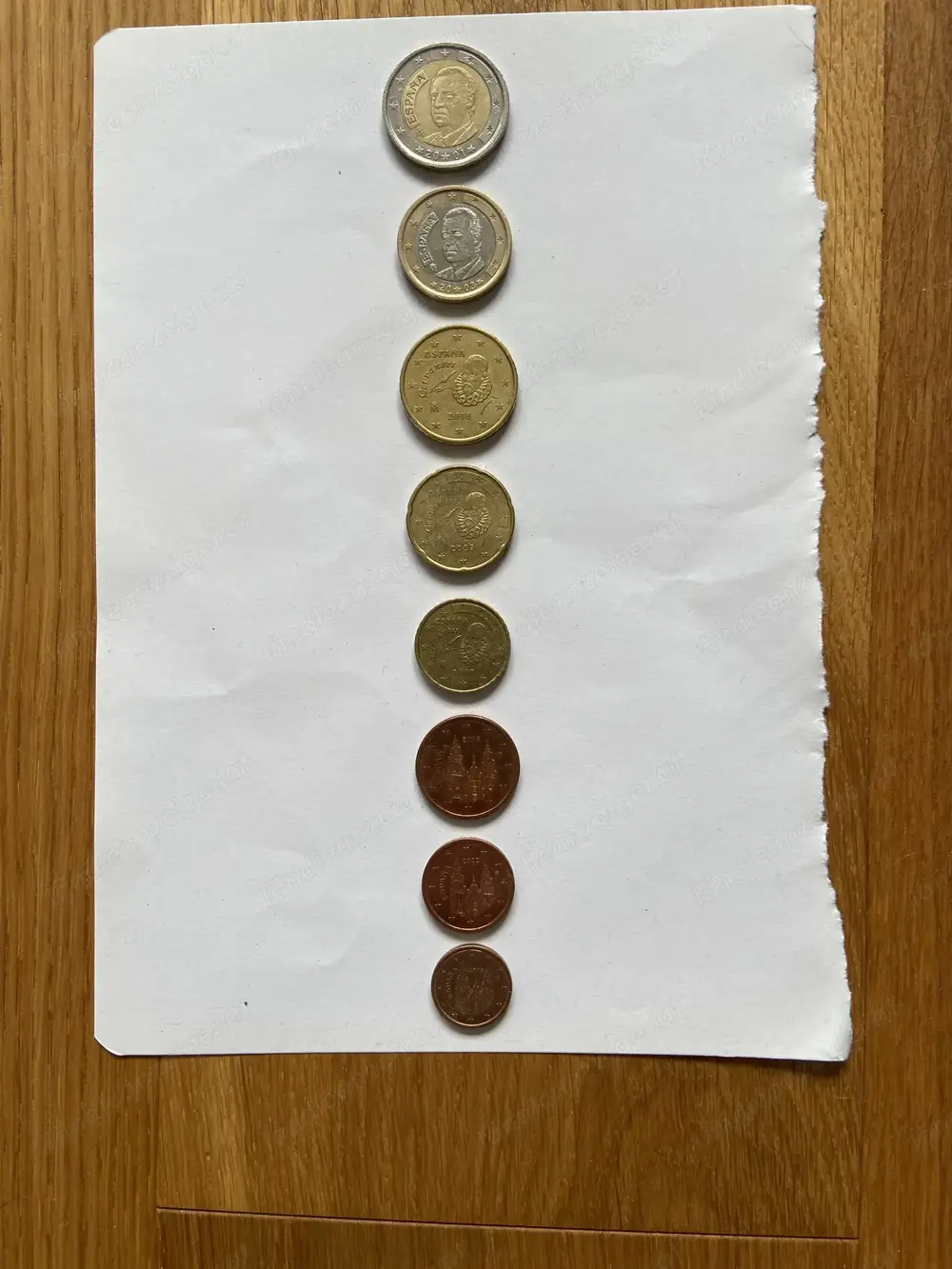 Münzensatz aus Spanien