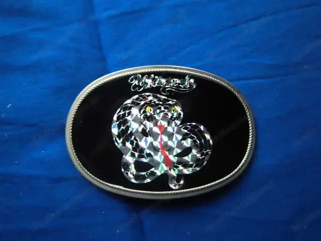 White Snake Gürtrelschnalle 