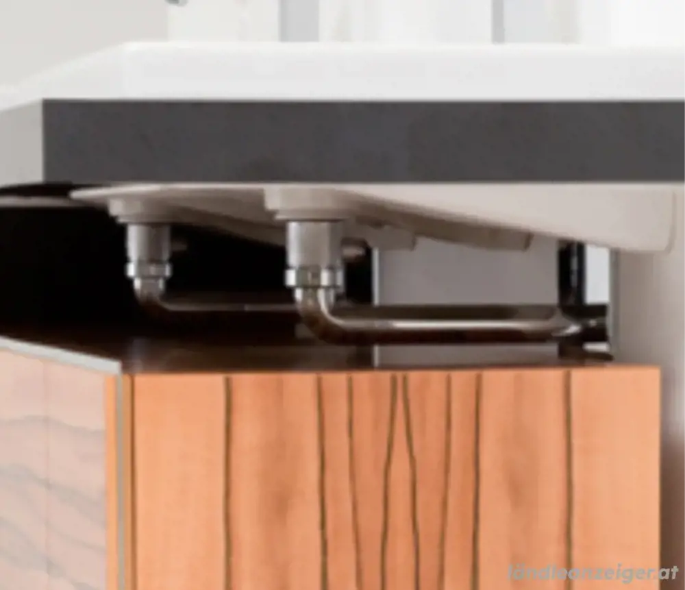 Siphon Unterputz in Chrom