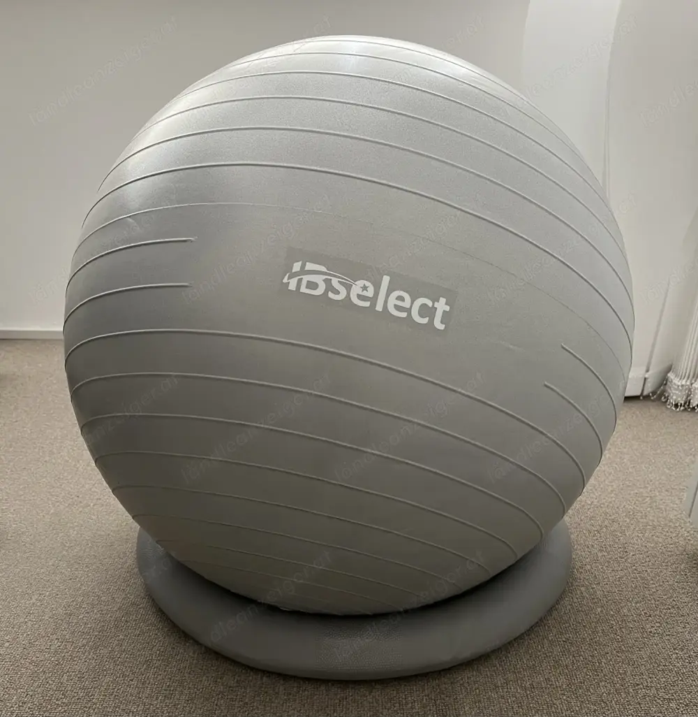 4 Gymnastikbälle von HBselect, einzeln (25 Euro) oder im Set (je 20 Euro) erhältlich