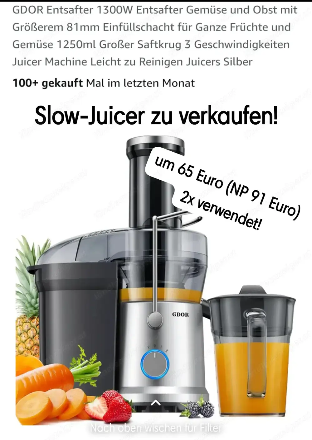 Slow Juicer - Entsafter