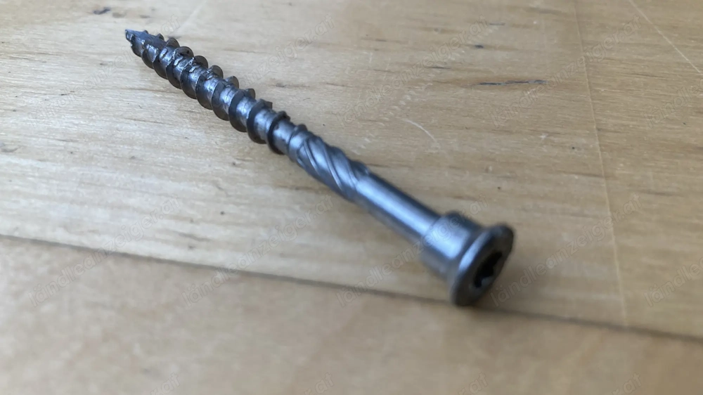 ca. 400 Holzschrauben 5x40 NIRO gebraucht