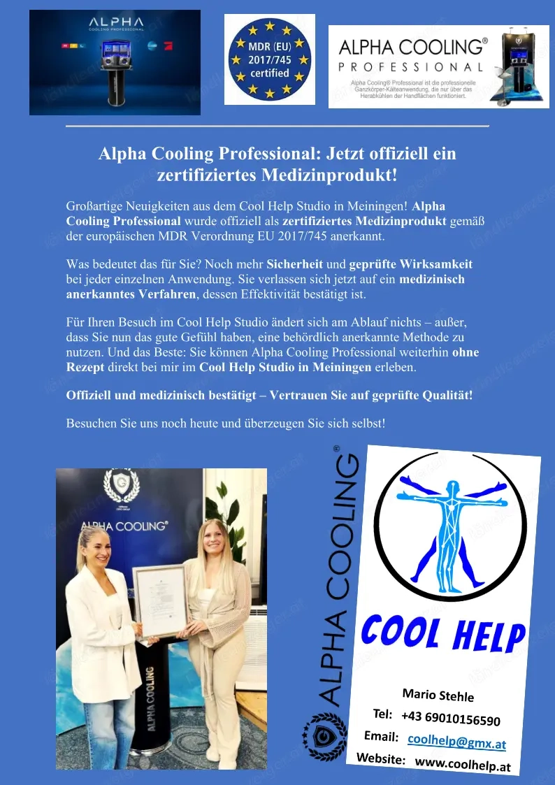 Schmerzen - Cool Help, Dein Studio in Meiningen 