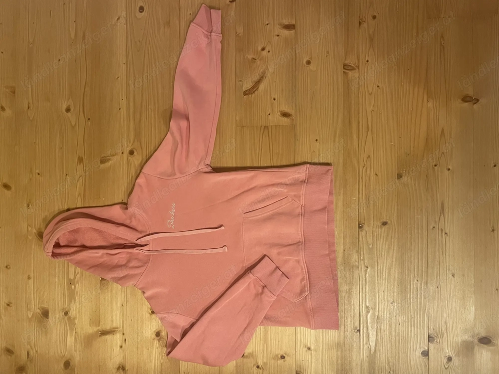 Korallfarbener Sketchers Hoodie