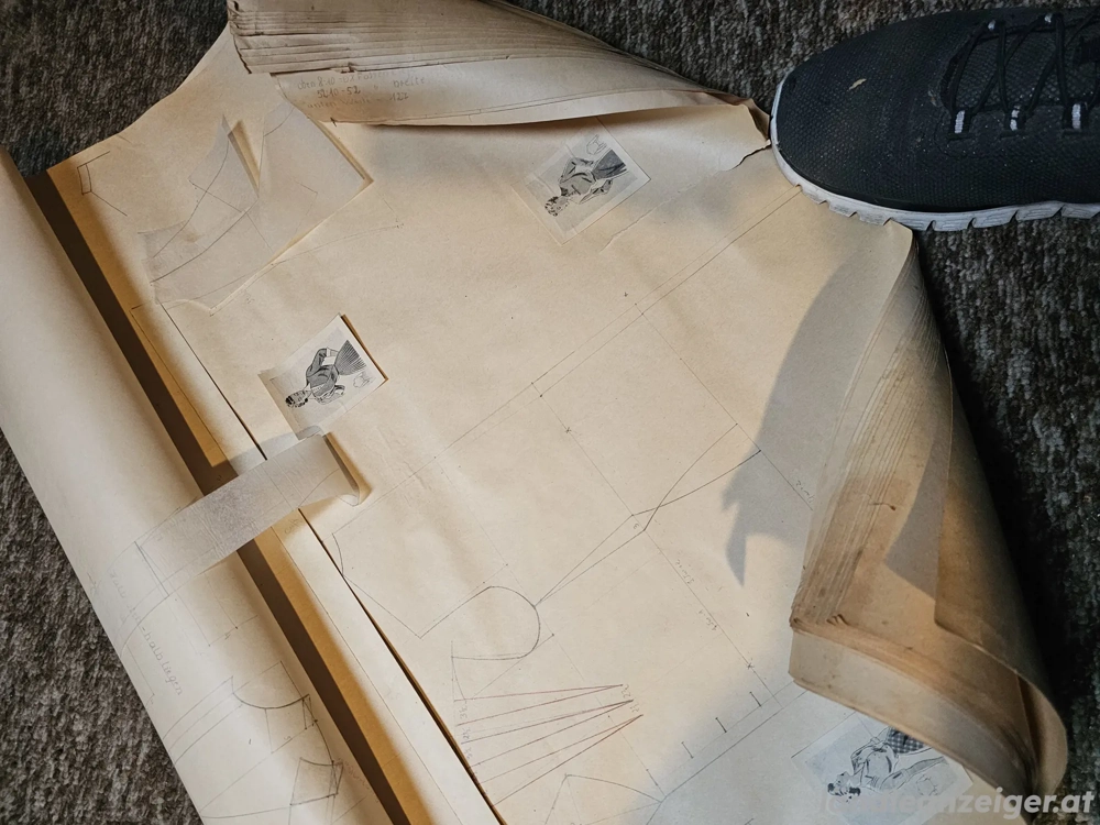 Original Schnittmuster- ca. 1940   1950er Jahre