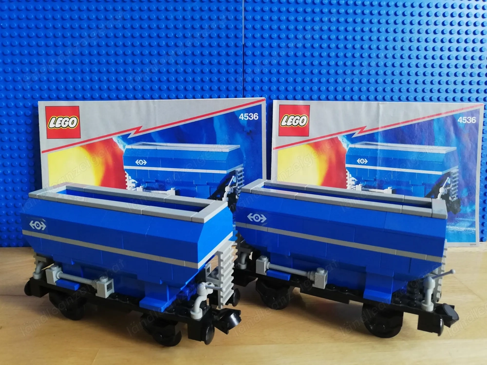 2x Lego retro Zug Waggon