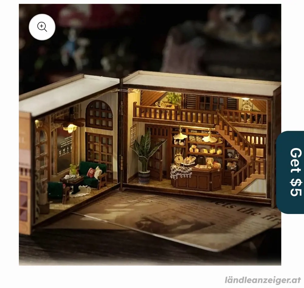 DIY House aus Holz und Papier