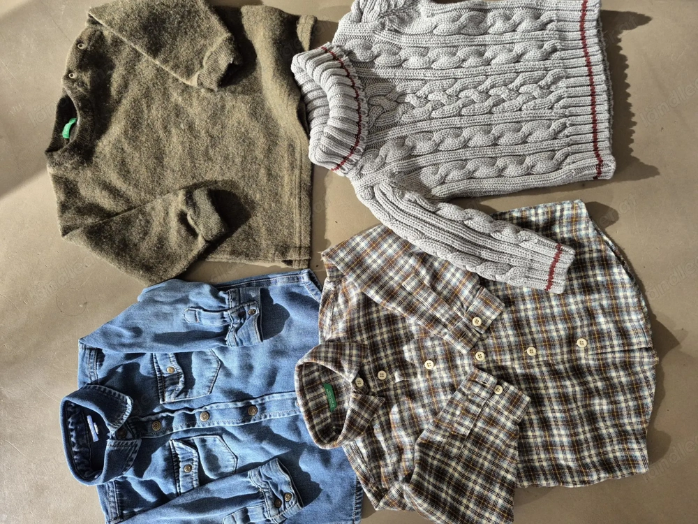 Babybekleidung, Buben, Jungen, Pullover, Hemden, Oberbekleidung, Gr. 80 86