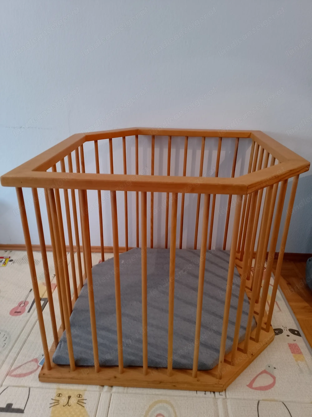 Laufstall Baby Vollholz 