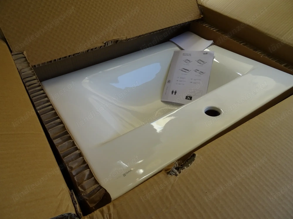 NEU! Keramik-Einbau-Waschbecken; Neupreis 180  