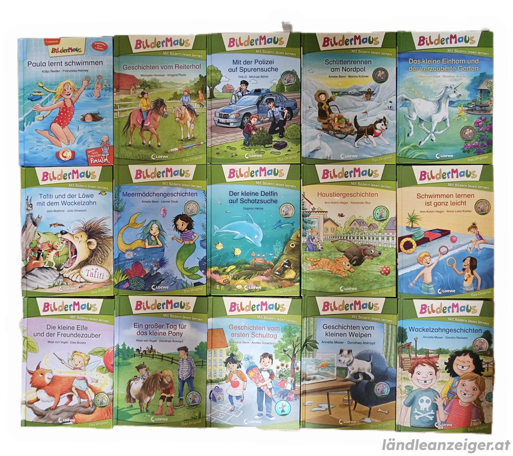Kinderbücher zum Lesenslernen (26 Stk. Bildermaus)