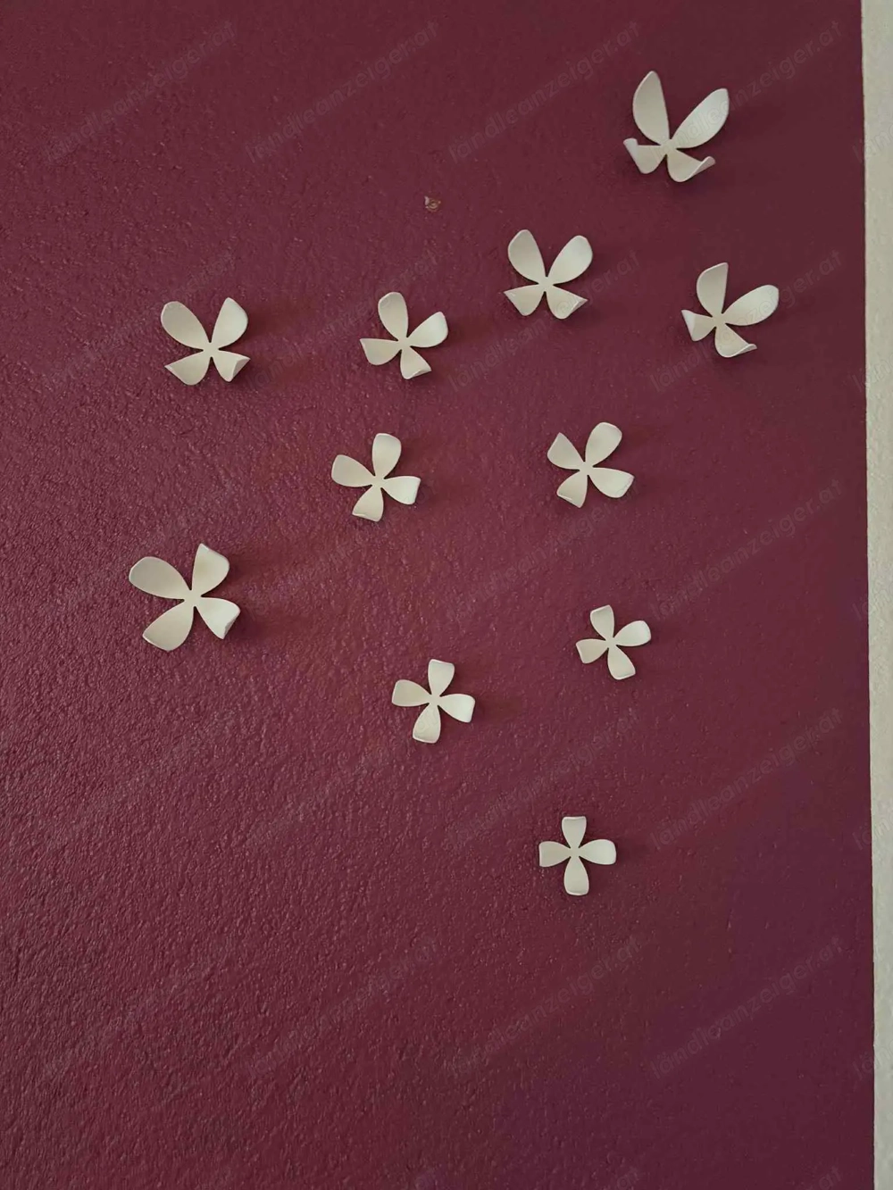 Blumendekor für die Wand 