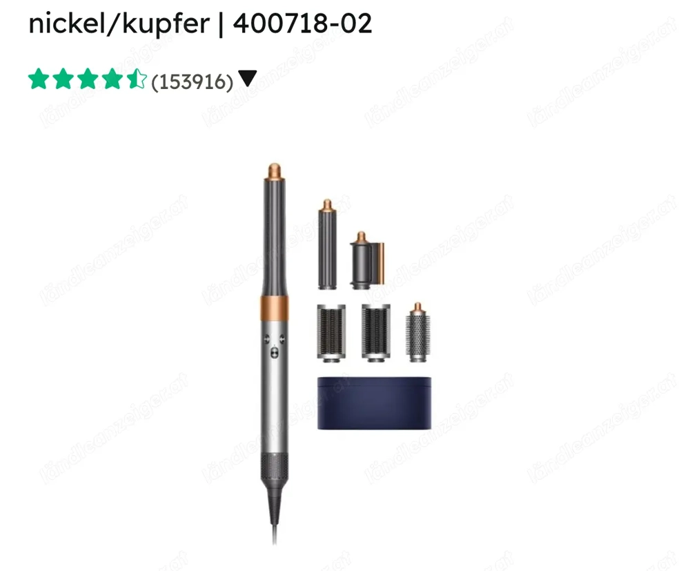 Dyson Airwrap Nickel 