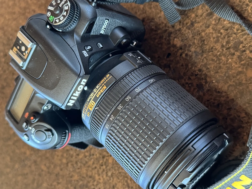 Nikon D7500 mit Objektiv 16-85 und 18 -140   WLAN - Bluetoothfähig Live View wenig Auslösungen
