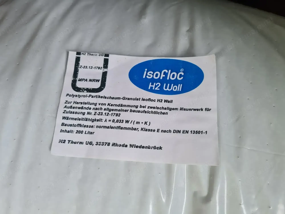 Dämmmaterial Isofloc -Polysterol