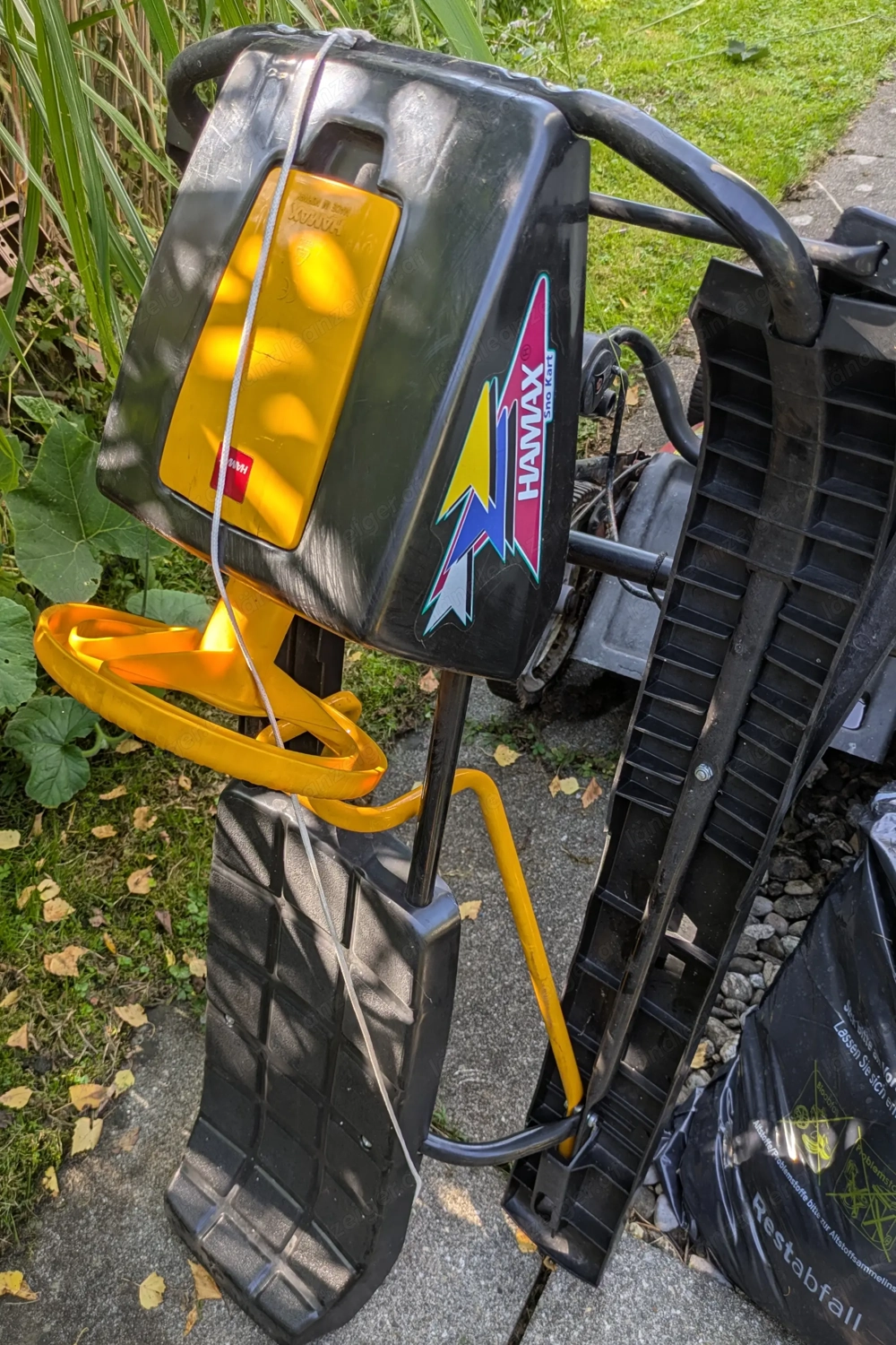 Schlitten mit Lenkrad