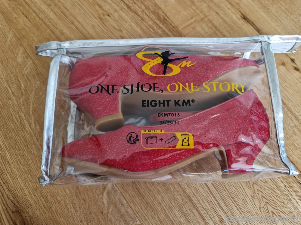 Kinder Glitzerschuhe mit Absatz