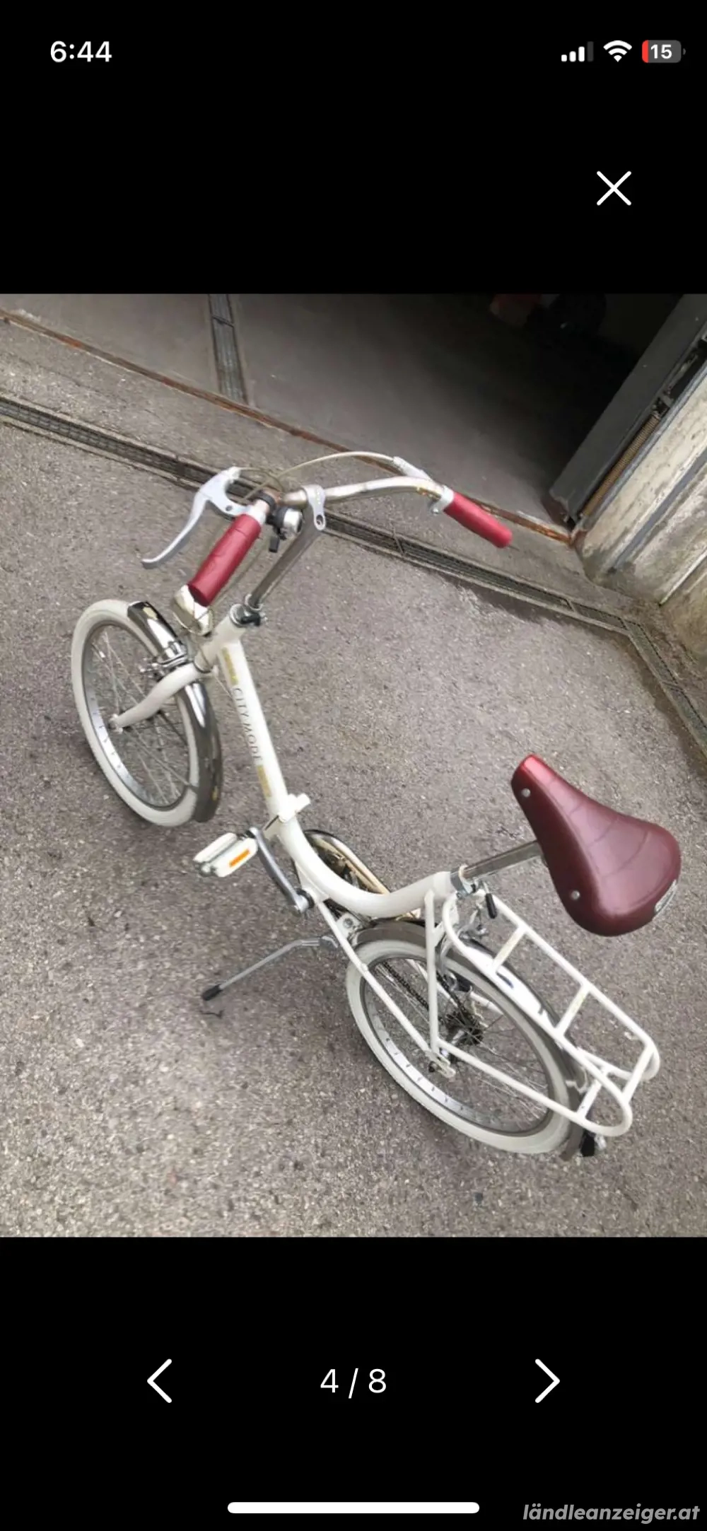 Kinderklapprad ausgefallen
