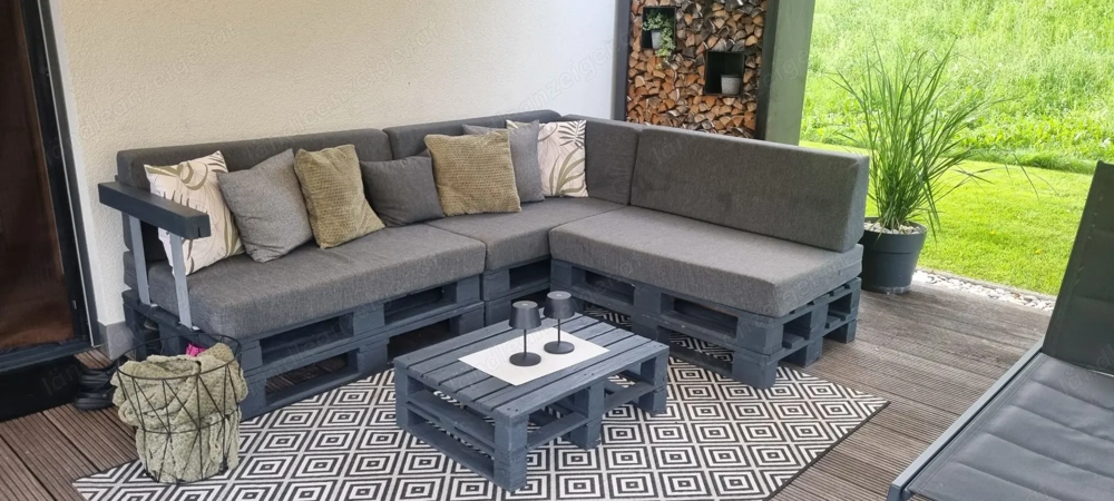 Lounge aus Paletten