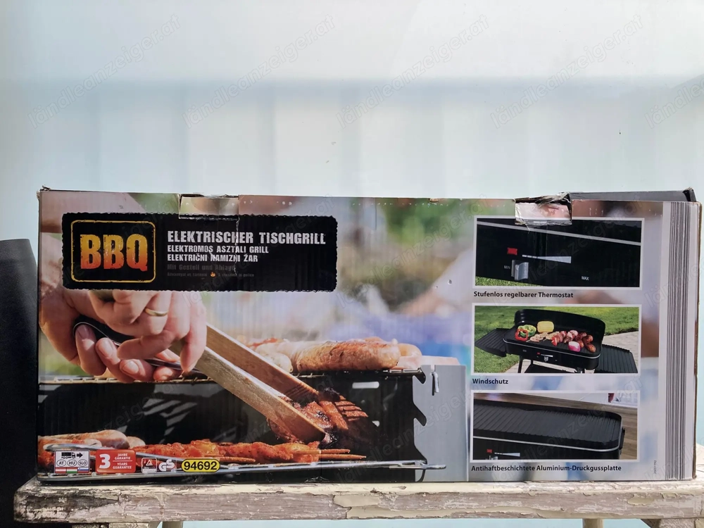 Elektro-GRILL gebraucht, (fast neuwertig, kaum verwendet )