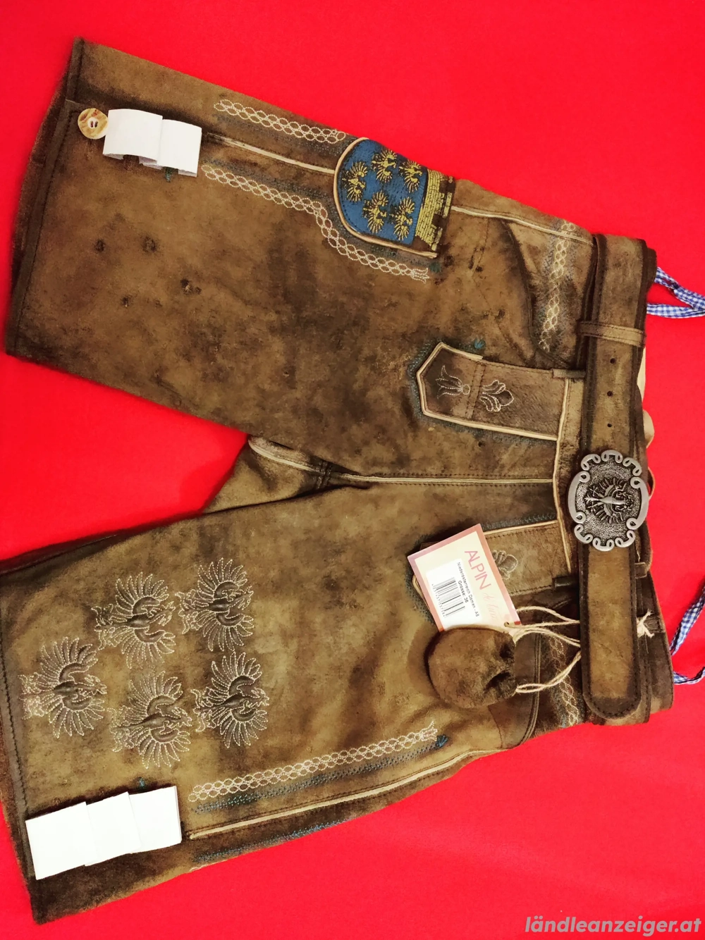 echt Lederhose kurz Damen(Herren) Gr. 36