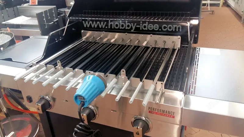 Spießantrieb, BBQ, Weber, Spießdreher, Spieße, Mangal, Schaschlik, Grill