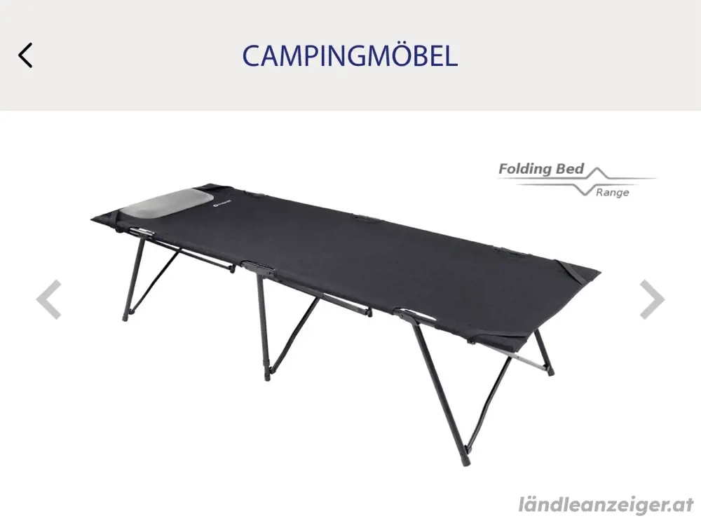 Campingbett   Feldbett 