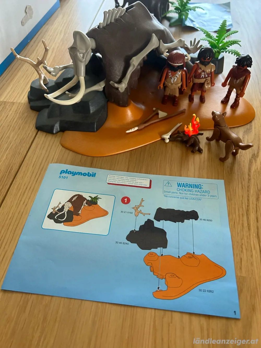 Playmobil 5101 Mammut-Knochenzelt mit Jägern