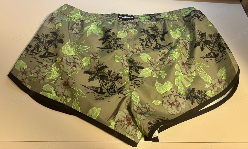 Grün gemusterte Badehose Coast