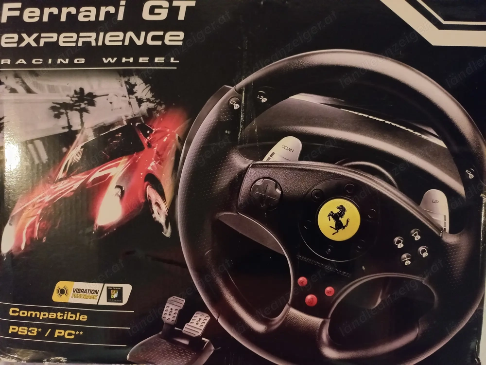 "Thrustmaster Ferrari GT experience" - Rennlenker für Computerspiele 