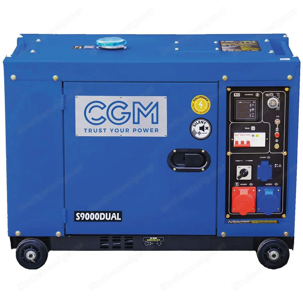CGM Diesel-Stromerzeuger   Stromaggregat DUAL 9000 SP Elektrostart 230V 400V