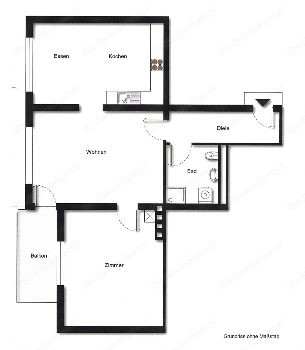 2-Zimmer-Wohnung in Feldkirch Tosters