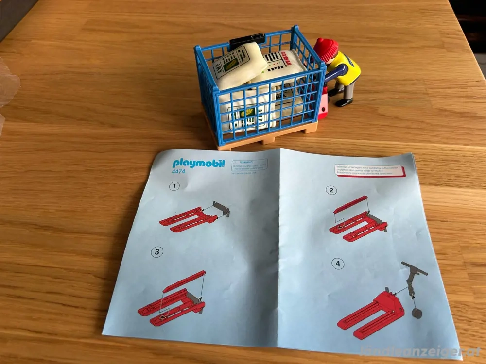 Playmobil 4474 Hubwagen mit Gitterbox