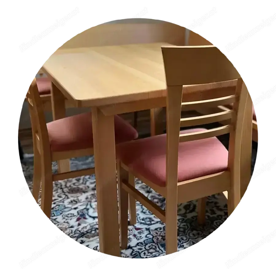 Esstisch mit 2 Stühlen