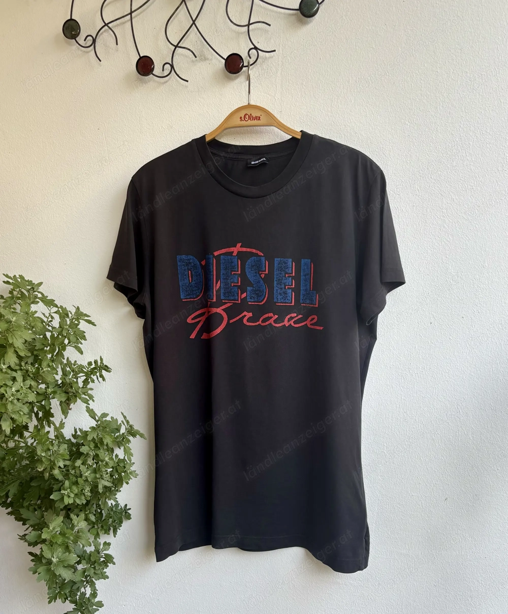 Schwarzes Herren T-Shirt von Diesel