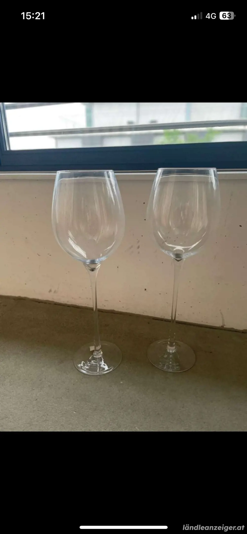 Weingläser Weinflasche XXL Deko