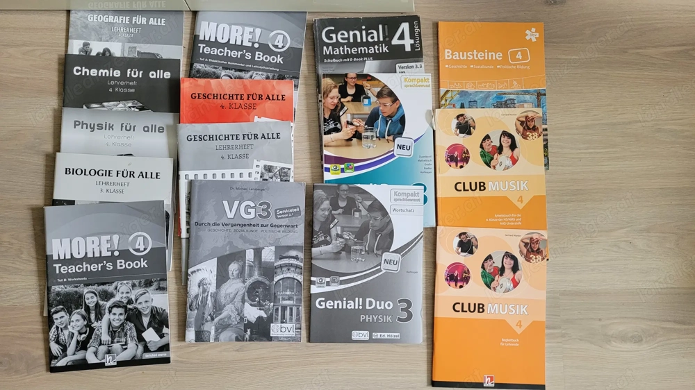 Schul-und Lehrerbücher für die Mittelschule