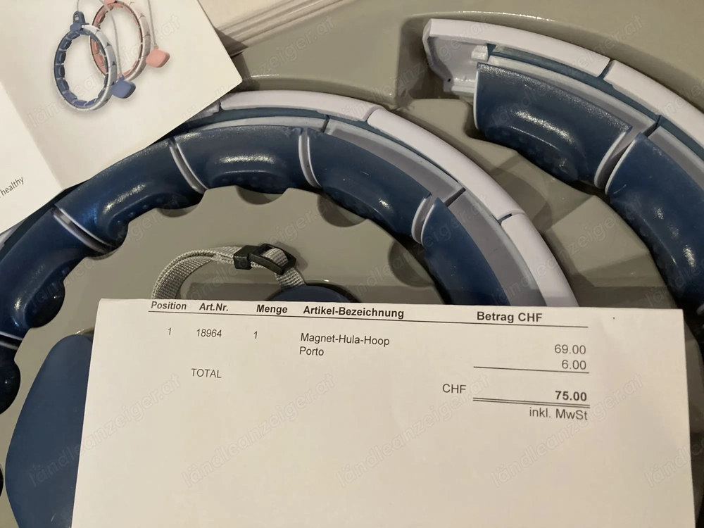 Magnet Hula Hoop Reifen , neu , originalverpackt 