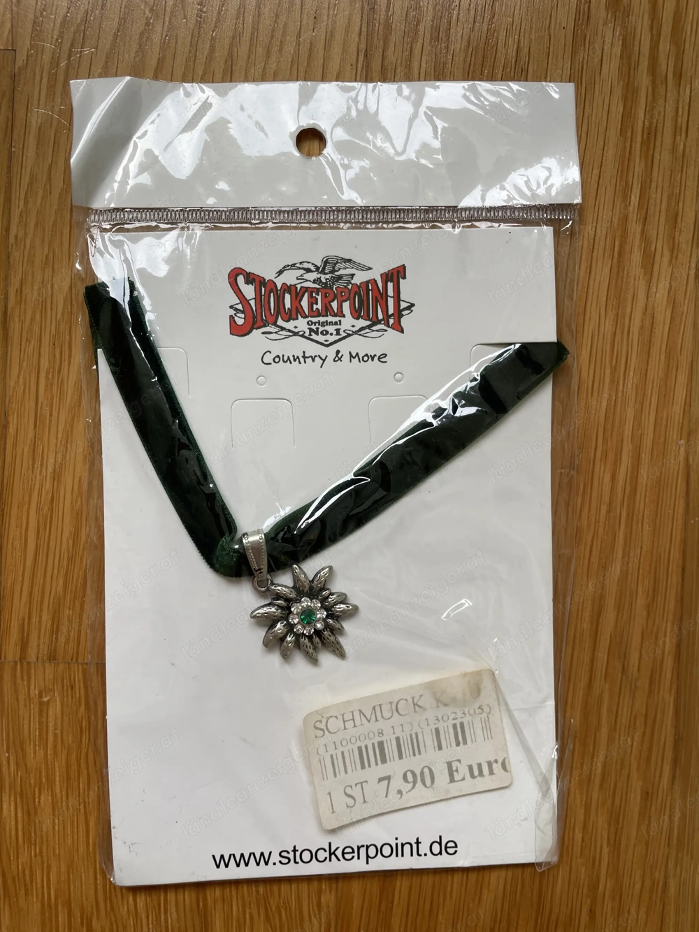 Kropfband Edelweiß trachtig NEU