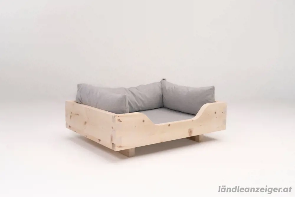 Hundebett - Zirbenbett für Hunde - Lodenstoff - Luxus - alle Größen