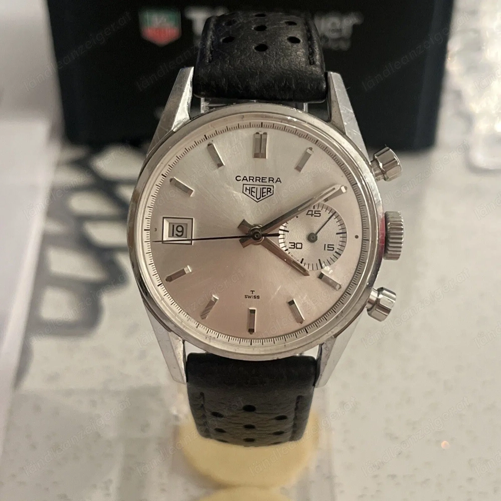 Heuer Carrera Dato 45 Chronograph 3147S Cal. Landeron 189 Vintage