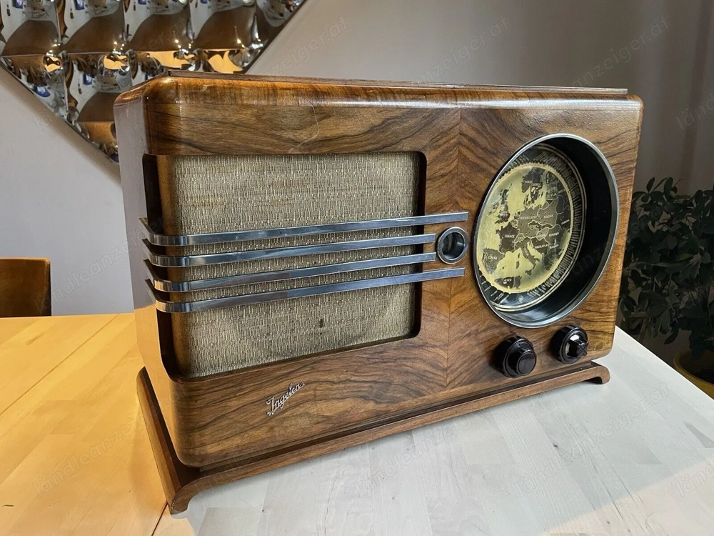 Ingelen Geographic 39W Radio Röhrenradio schöner Zustand