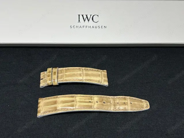 Original IWC Alligator Uhrband (Santoni)- IWE14024