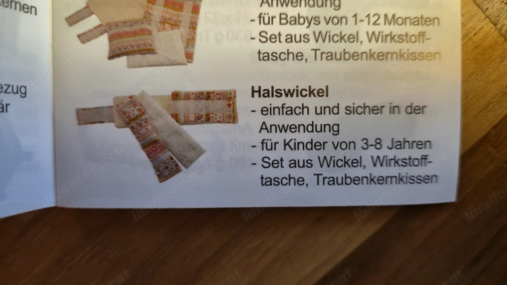 Bauchwickel Brustwickel und Halswickel 