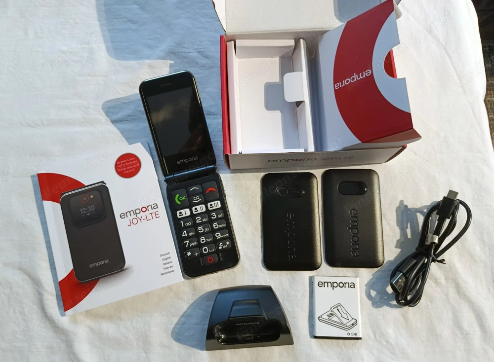 Emporia JOY-LTE - 4G - Handy für ältere Menschen - Mit Notruftaste
