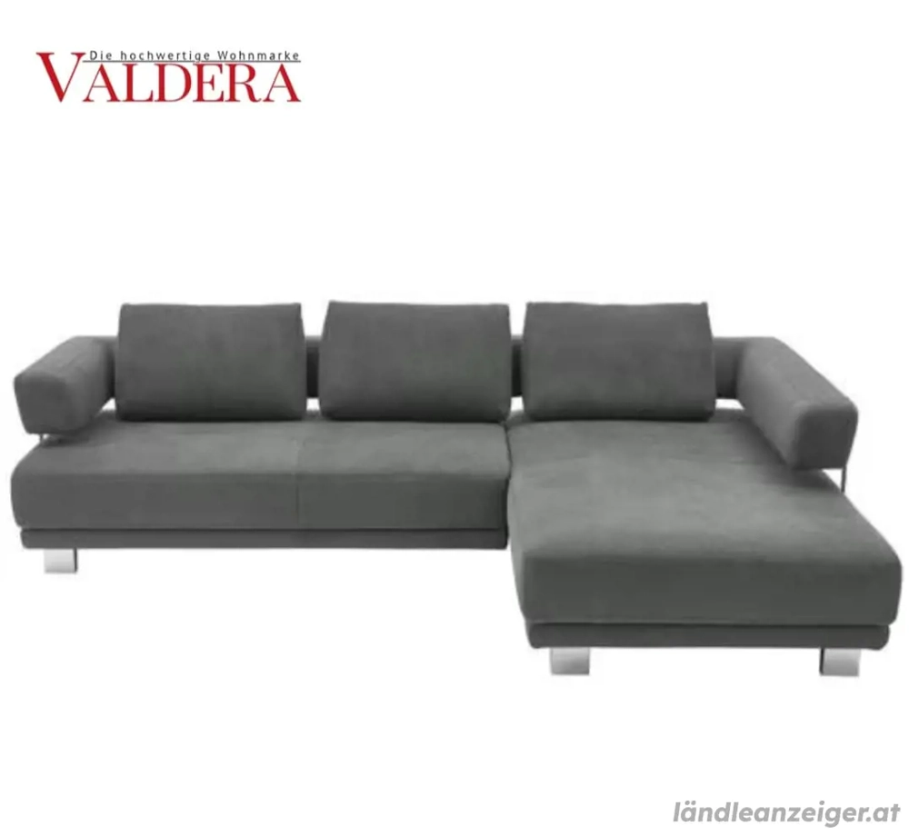 Couch L Form dunkelgrau