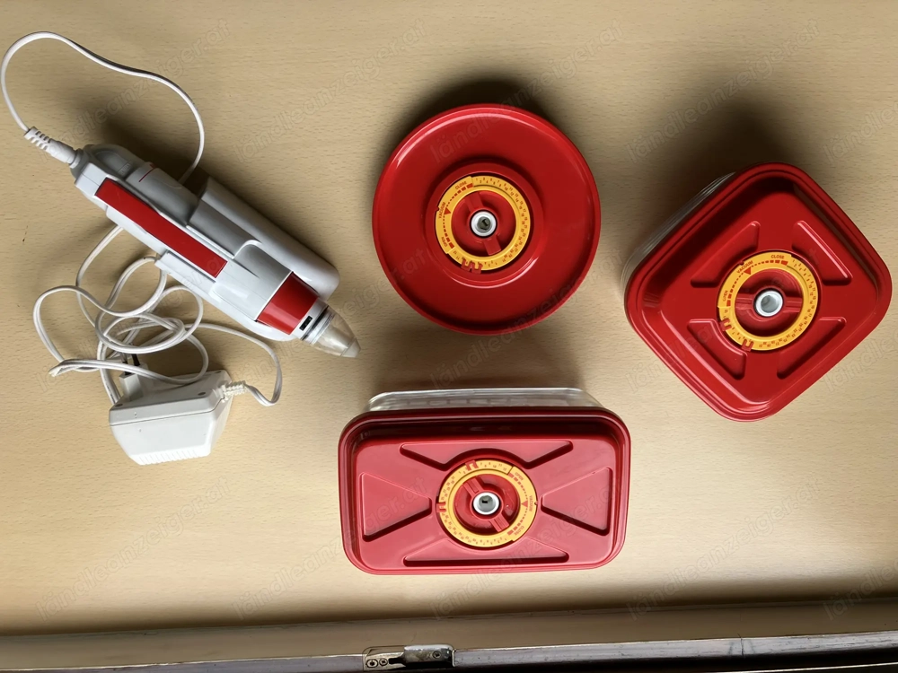 Glas-vakuumier  Behälter 